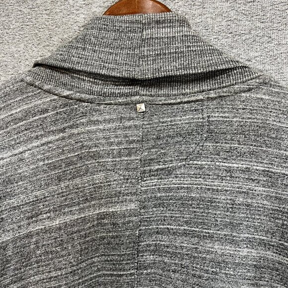 Wilfred Womens Cardigan Sweater Small Aritzia Gray Shrug Long Sleeve Open Front - Picture 6 of 13